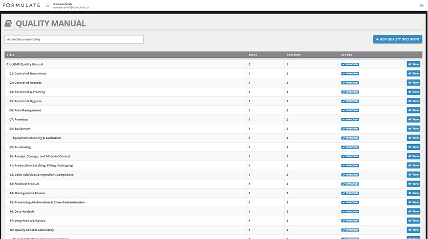 Formulate Studio Screenshot